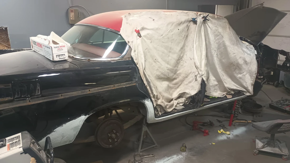 1956 Chrysler New Yorker before restoration